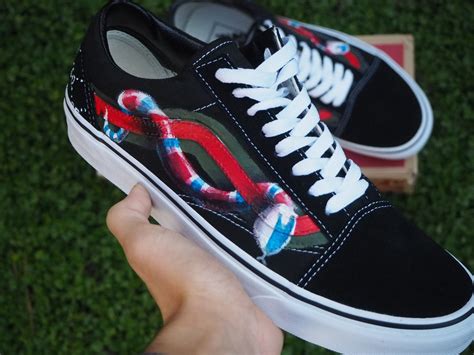 gucci snake vans old skool|gucci vans for sale.